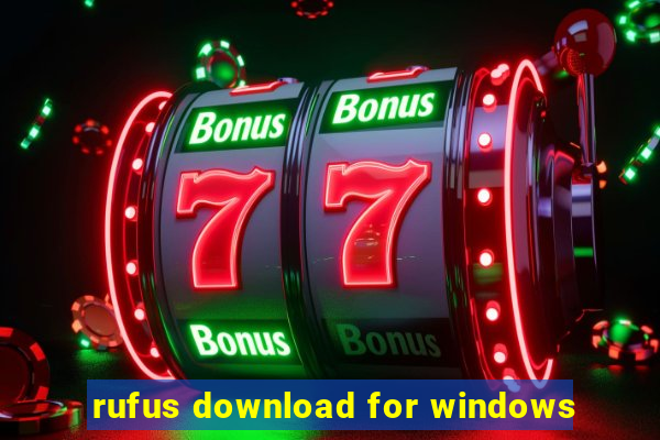 rufus download for windows